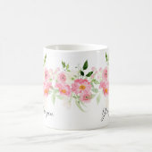 スプリング フローラル イヤイヤ コーヒーマグカップ (中央)