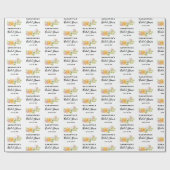 スプリング フローラル ブライダル シャワー  ラッピングペーパー (フラット)