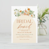 スプリング ボーホー フラワーブライダル ブランunch 招待状 (スタンド正面)