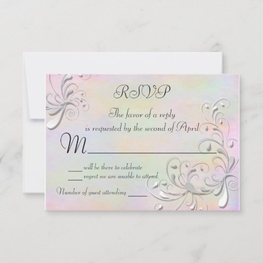スプリング ラプソディー RSVP カード (正面)