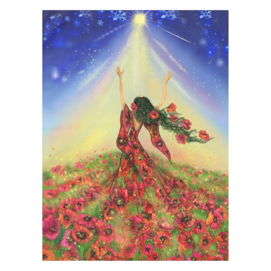 スプリング レディ テーブルクロス (正面)