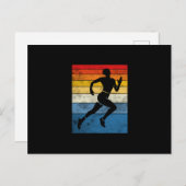 スプリンターのスプリントレトロデザイン ポストカード (正面/裏面)