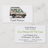 スプリンターキャンパーヴァンRVハッピーキャンパー 名刺 (正面/裏面)