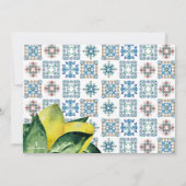 スプリントと夏日付の保存招待状 セーブザデート (裏面)