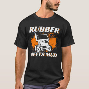スプリントのカーレーシングゴムがマッドレースに出場 Tシャツ