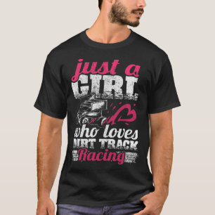 スプリントのクルマ好き女の子でダートトラックが大好き Tシャツ