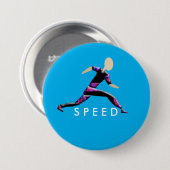 スプリントのランナーボタン 缶バッジ (正面&裏面)