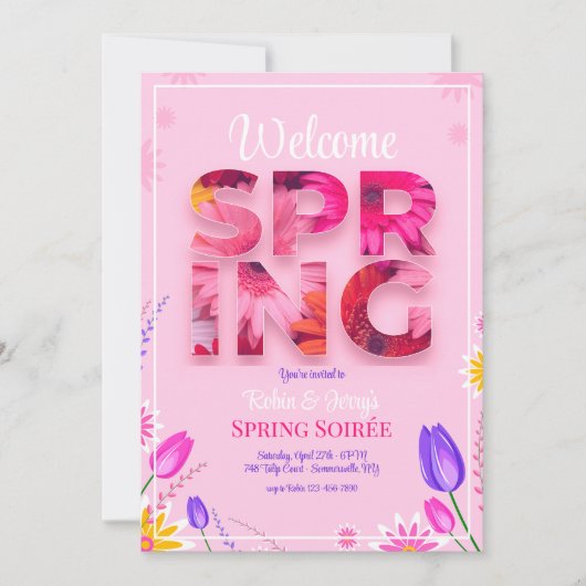 スプリントはこちら 招待状 (正面)