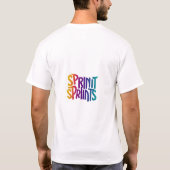 スプリントをスプリント Tシャツ (裏面)