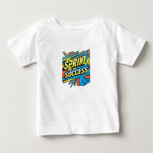 スプリントを成功に導く ベビーTシャツ (正面)