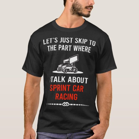 スプリントカー レース Tシャツ (正面)