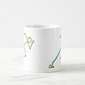 スプリントスティックマン コーヒーマグカップ (中央)