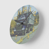 スプリント時のトラック走クキング ラウンド壁時計 (傾斜)