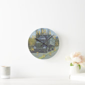 スプリント時のトラック走クキング ラウンド壁時計 (ホーム)