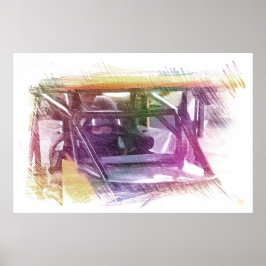 スプリント車のポスター ポスター