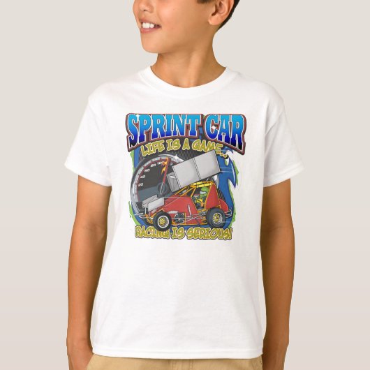 スプリント車の生命 Tシャツ (正面)