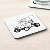 スプリント車の輪郭 コースター (左側)