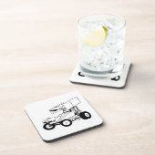 スプリント車の輪郭 コースター (右側)