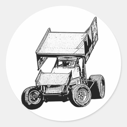 スプリント車1 ラウンドシール (正面)