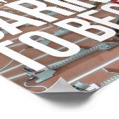 スプリント陸上やる気を起こさせるポスター ポスター (角)