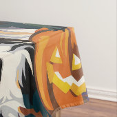 スプリ不気味ンガースパニエル犬ハロウィーンウィッチパンプキン テーブルクロス (インサイチュ)