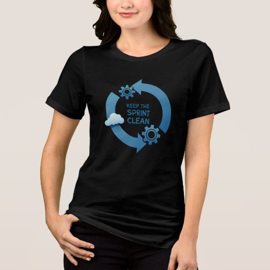 スプリ保ン・クリーン トライブレンドＴシャツ (正面)