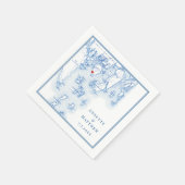 スプルスポイントインブーツベイハーバーメインマップ結婚ズ スタンダードカクテルナプキン (角)