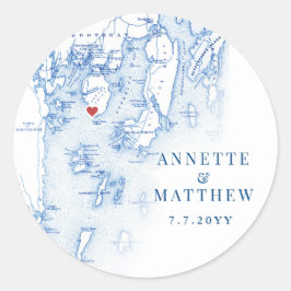スプルスポイントメインマップブエレガントルー結婚式の引き出物 ラウンドシール