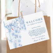 スプルスポイントメイン結婚マップのウェルカム日程 サンキューカード