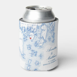 スプルスポイントメーンマップ結婚式の引き出物ドリンク 缶クーラー