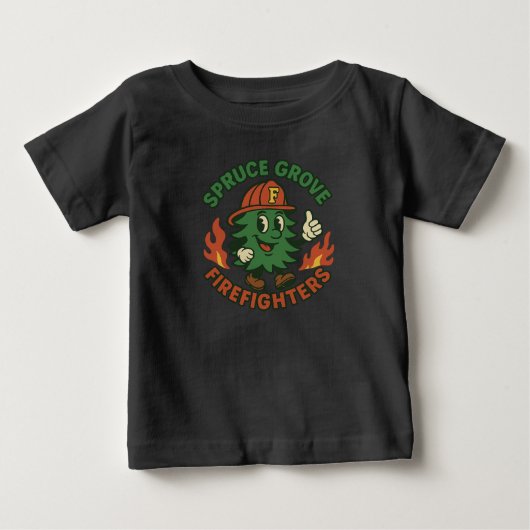 スプルチェグローブファイアベビー ベビーTシャツ (正面)
