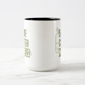 スプルーのカッターモデルコーヒーマグ ツートーンマグカップ (中央)