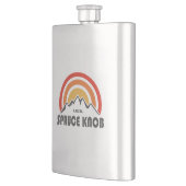 スプルースのノブ フラスク (左)