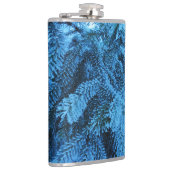 スプルースの枝は雪と霜の結晶で覆われている フラスク (右)