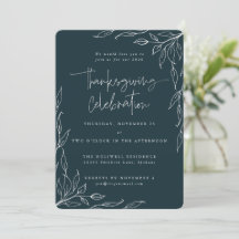 スプルースエレガントリーフモダンモチーフ感謝祭