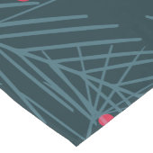 スプルースモダンホリデークリスマスグリーンレッド ショートテーブルランナー (コーナー)