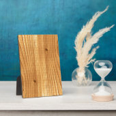 スプルース素朴ウッドラブリーフォト山プラーク フォトプラーク (側面)