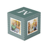 スプルース・トレリス | ホリデーモノグラムファミリー フォトキューブ (裏面アングル)