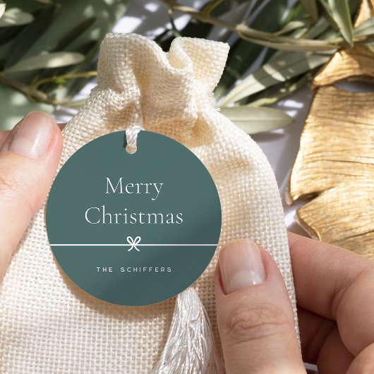 スプルース |ボーモダンシンプルミニマルクリスマス フェイバータグ