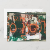 スプレイ絵を描グ・グラフィティ・ミッドタウン・マンハッタンNYC写真 ポストカード (正面/裏面)