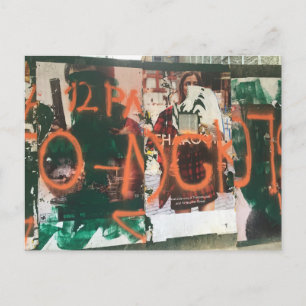 スプレイ絵を描グ・グラフィティ・ミッドタウン・マンハッタンNYC写真 ポストカード