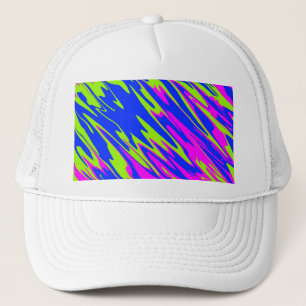 スプレイ絵を描ピンクライムブルー キャップ