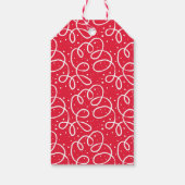 スプレッドクリスマス応援ハンドレターレッドホリデイ ギフトタグ (裏面)