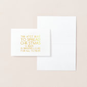 スプレッドクリスマス応援 箔カード (ディスプレー)