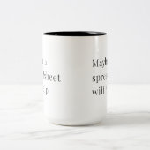 スプレッドシートがデー救済タ好き向けにMugになる場合がある ツートーンマグカップ (中央)