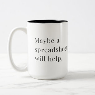スプレッドシートがデー救済タ好き向けにMugになる場合がある ツートーンマグカップ