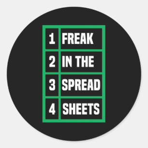 スプレッドシートに異常を感じるExcel Sheet Officeジョーク ラウンドシール