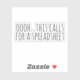 スプレッドシートを呼び出す シール