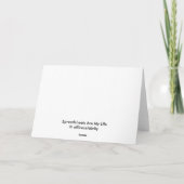 スプレッドシート個人用の生活 |理おもしろい由 |誕生日 カード (裏面)