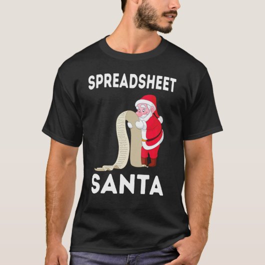 スプレッドシート忍者 税理士 会計士 会計 Tシャツ (正面)